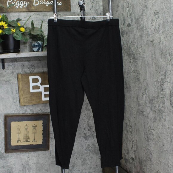 NWT Member's Mark Womens Cashmere Blend Pants 5C1511 M Black - Picture 6 of 8
